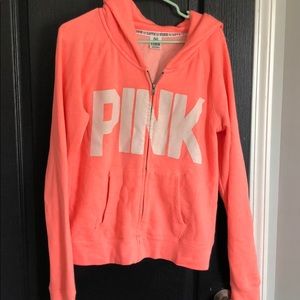 Pink Zip Up Hoodie